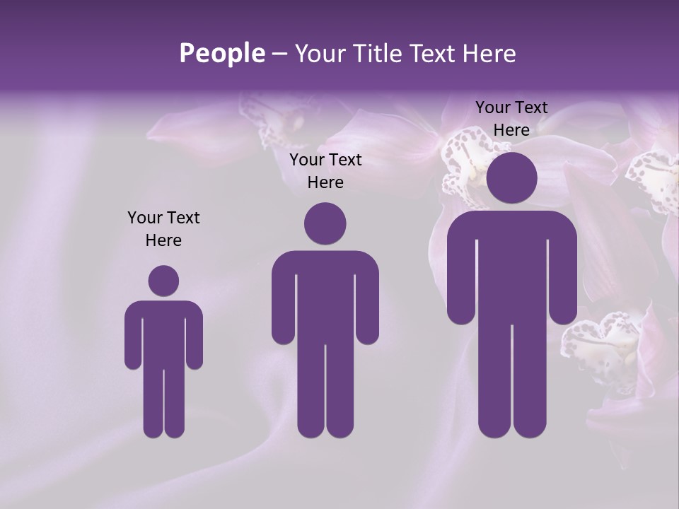 Texture Focus Violet PowerPoint Template