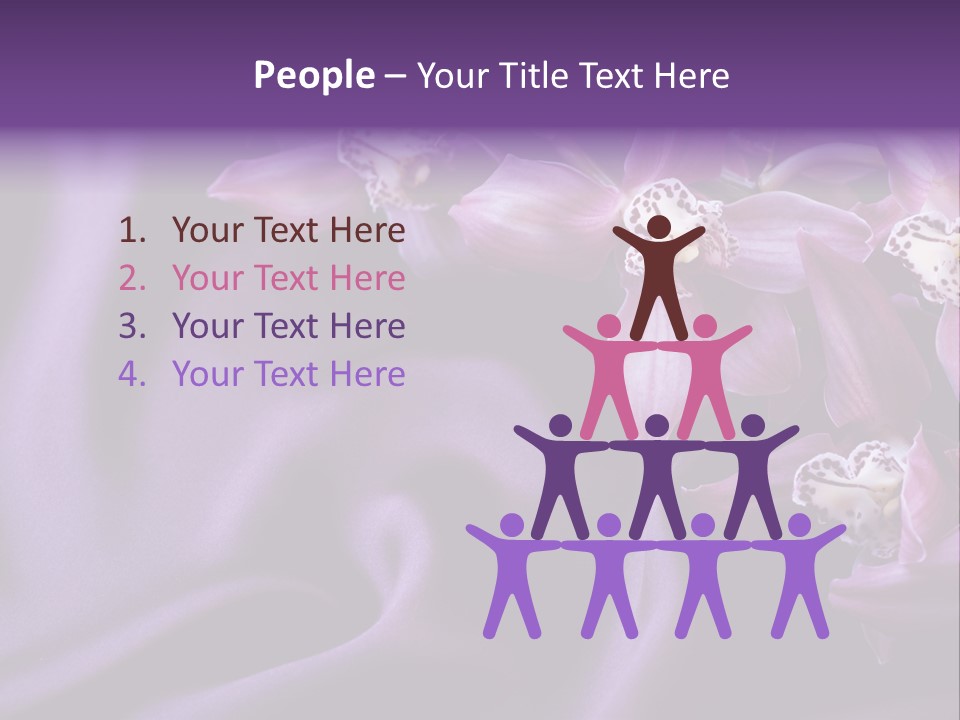 Texture Focus Violet PowerPoint Template