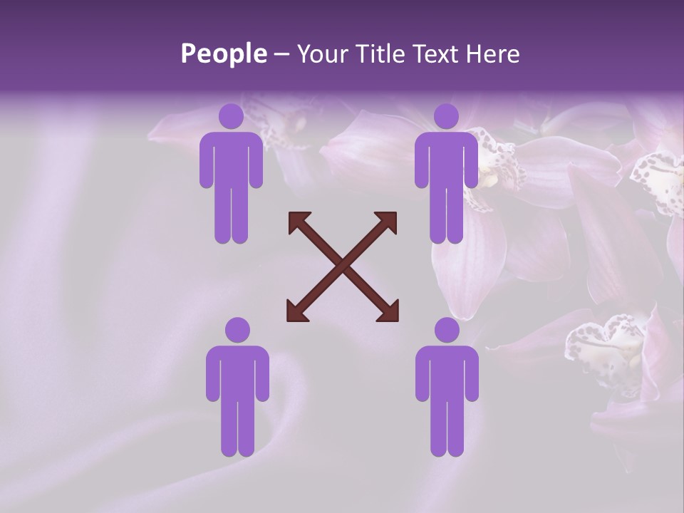 Texture Focus Violet PowerPoint Template