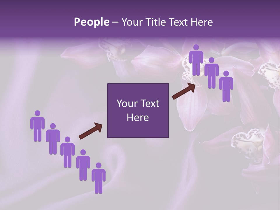 Texture Focus Violet PowerPoint Template