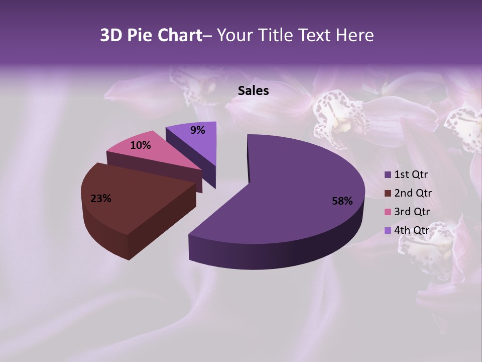 Texture Focus Violet PowerPoint Template