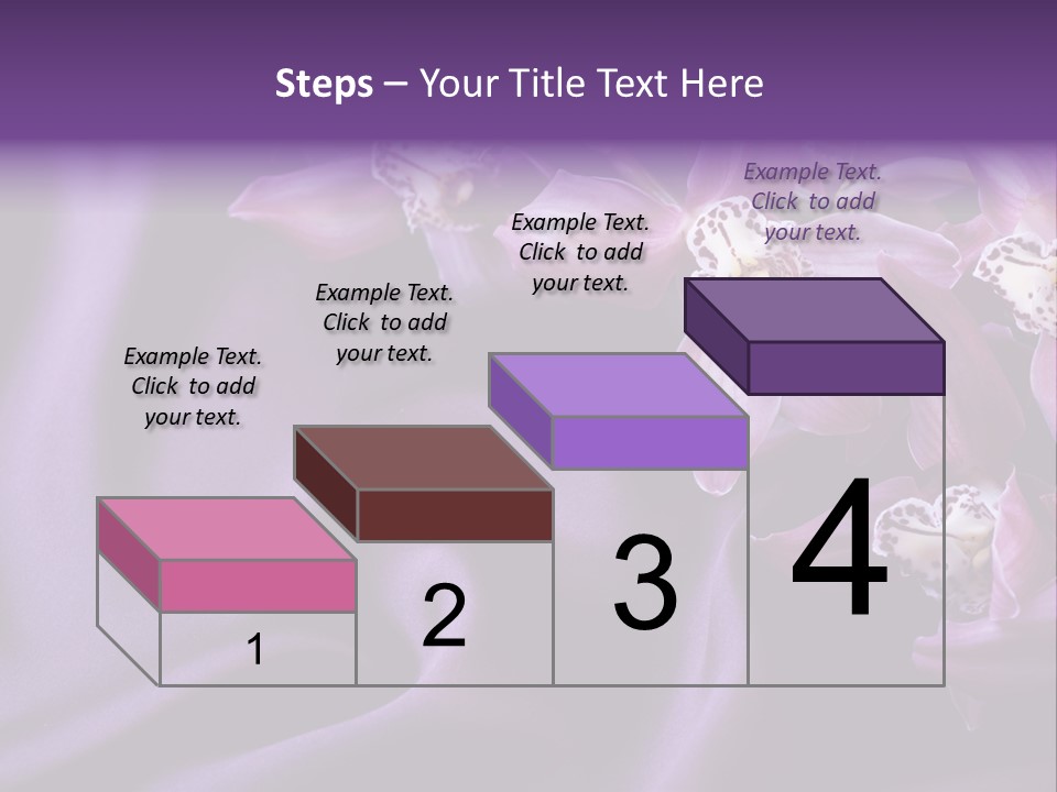 Texture Focus Violet PowerPoint Template