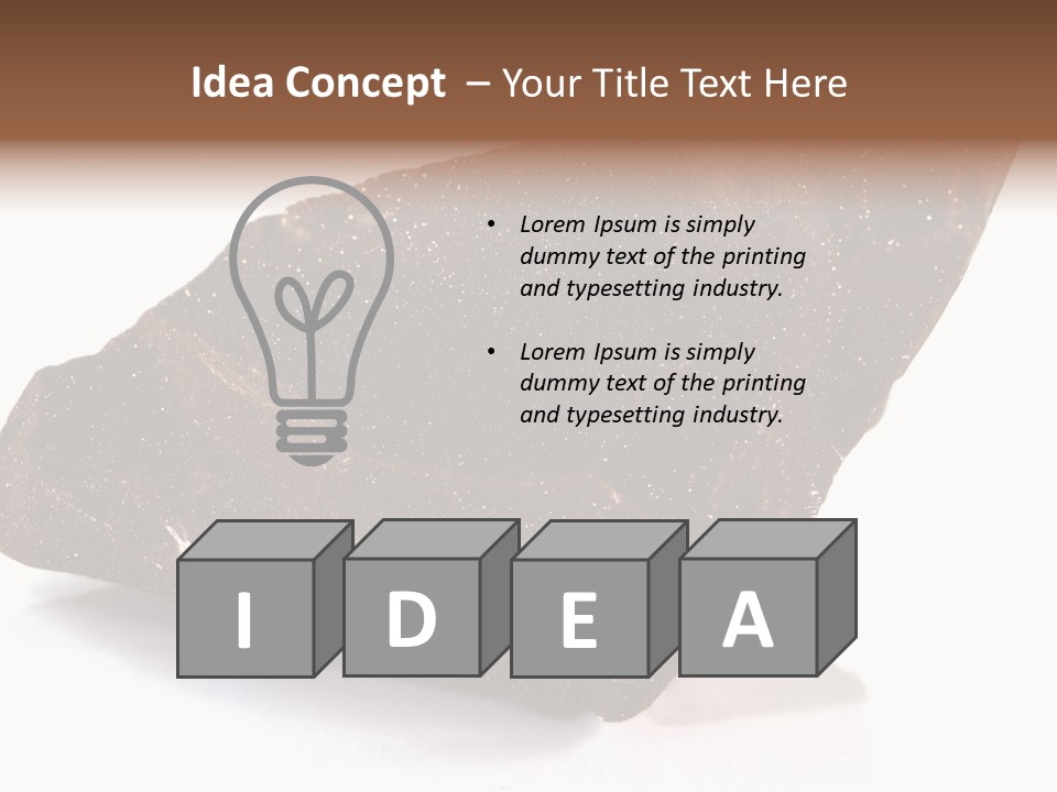 Sun Crystal Brasil PowerPoint Template