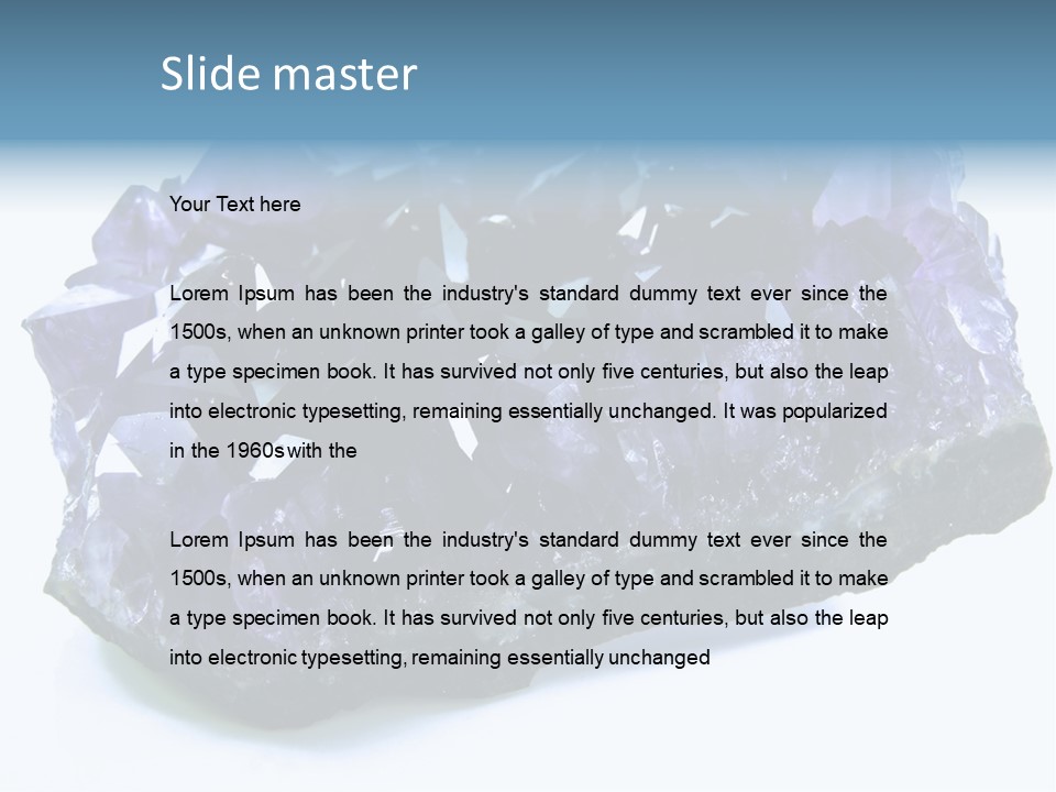 Brasil Crystal Stone PowerPoint Template