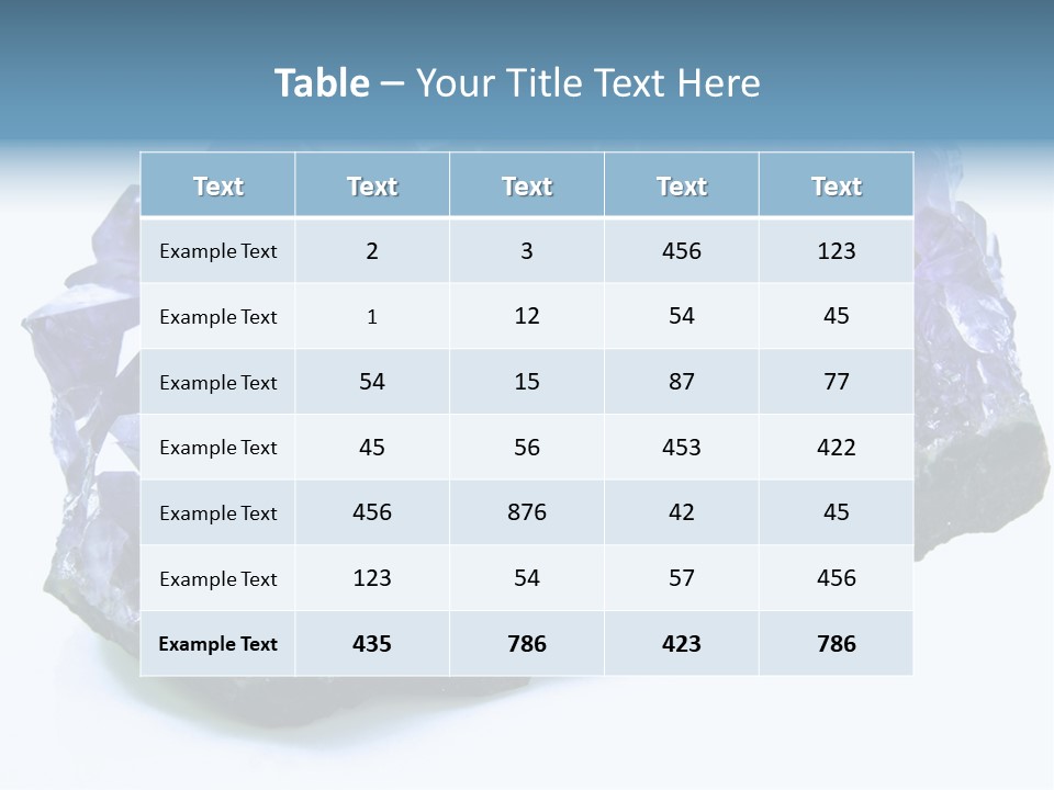 Brasil Crystal Stone PowerPoint Template