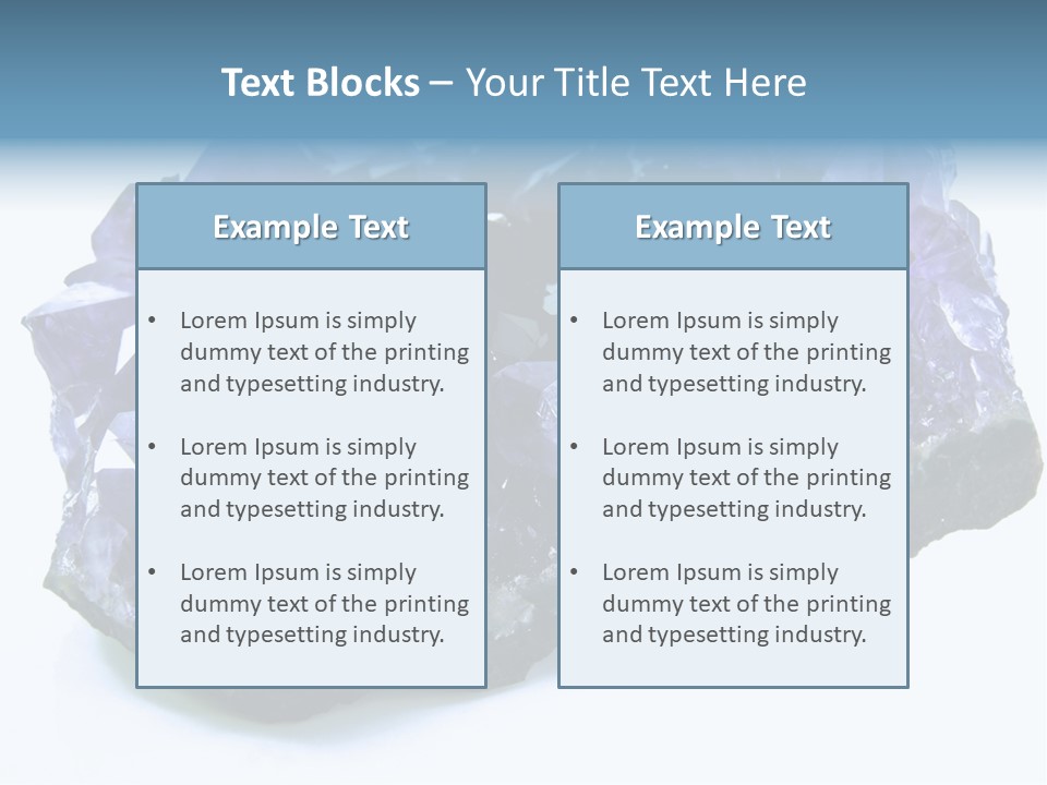 Brasil Crystal Stone PowerPoint Template