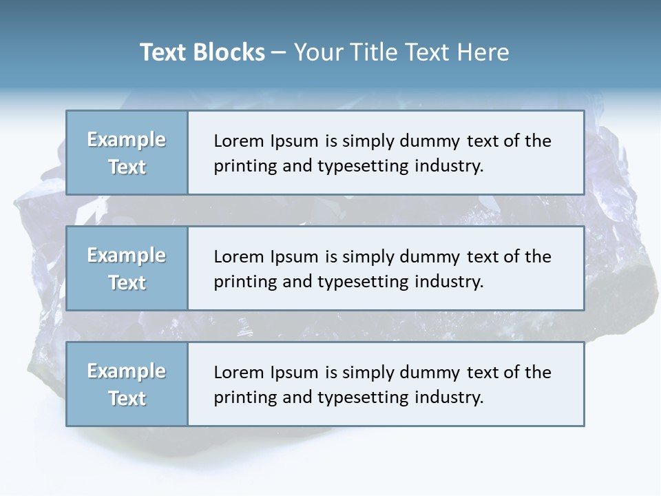 Brasil Crystal Stone PowerPoint Template