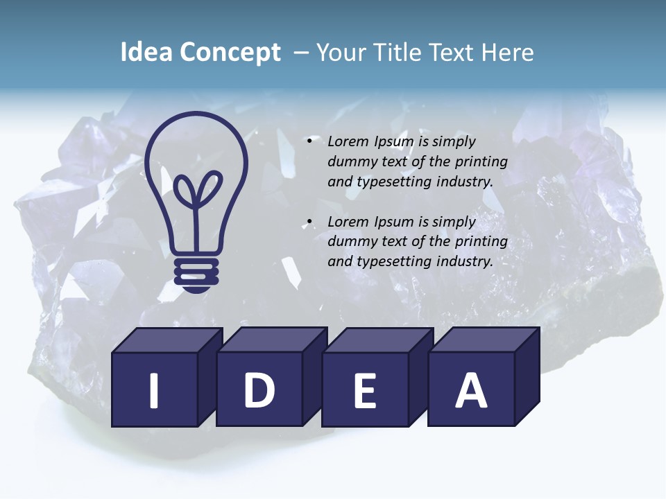 Brasil Crystal Stone PowerPoint Template