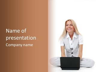 Down Casual Web PowerPoint Template