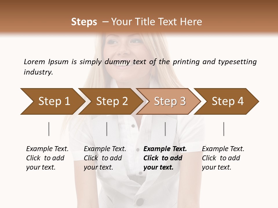 Down Casual Web PowerPoint Template