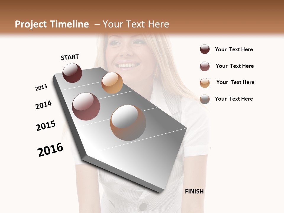 Down Casual Web PowerPoint Template