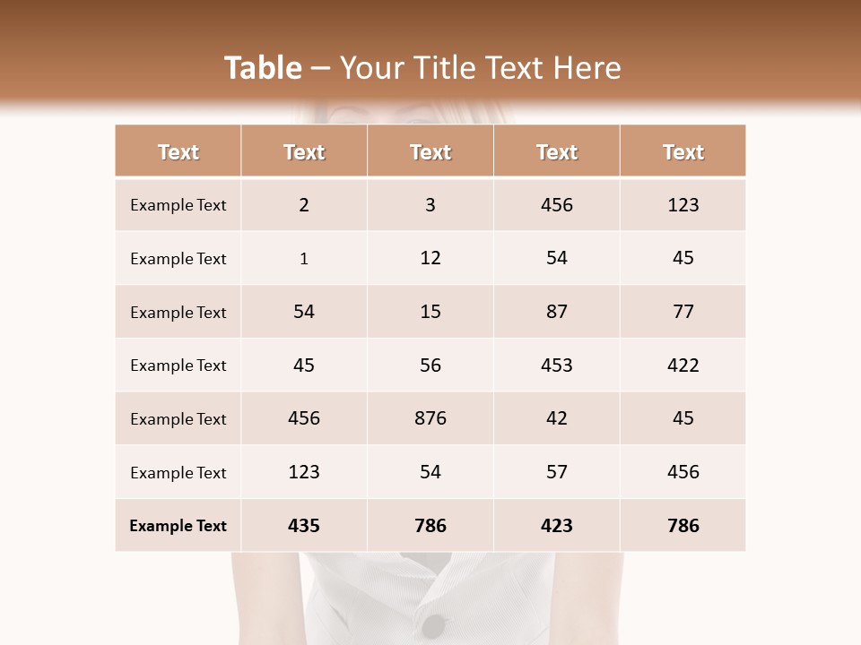 Down Casual Web PowerPoint Template