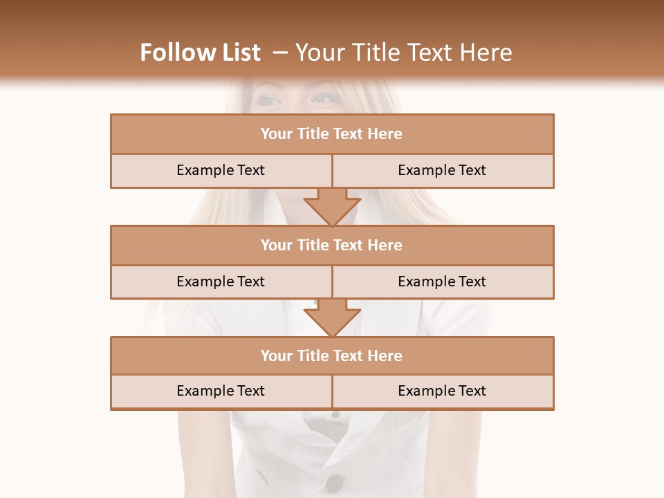 Down Casual Web PowerPoint Template