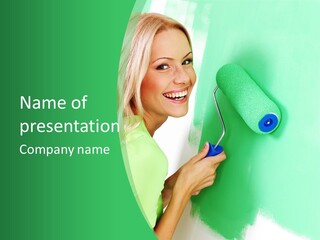 Brush Hand Life PowerPoint Template