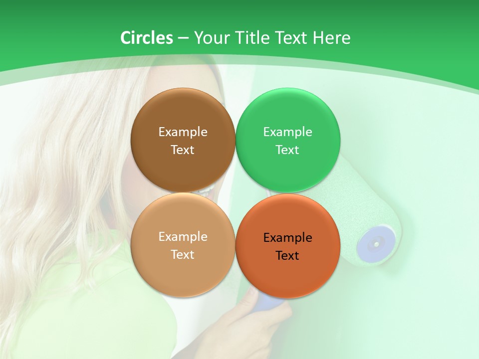 Brush Hand Life PowerPoint Template