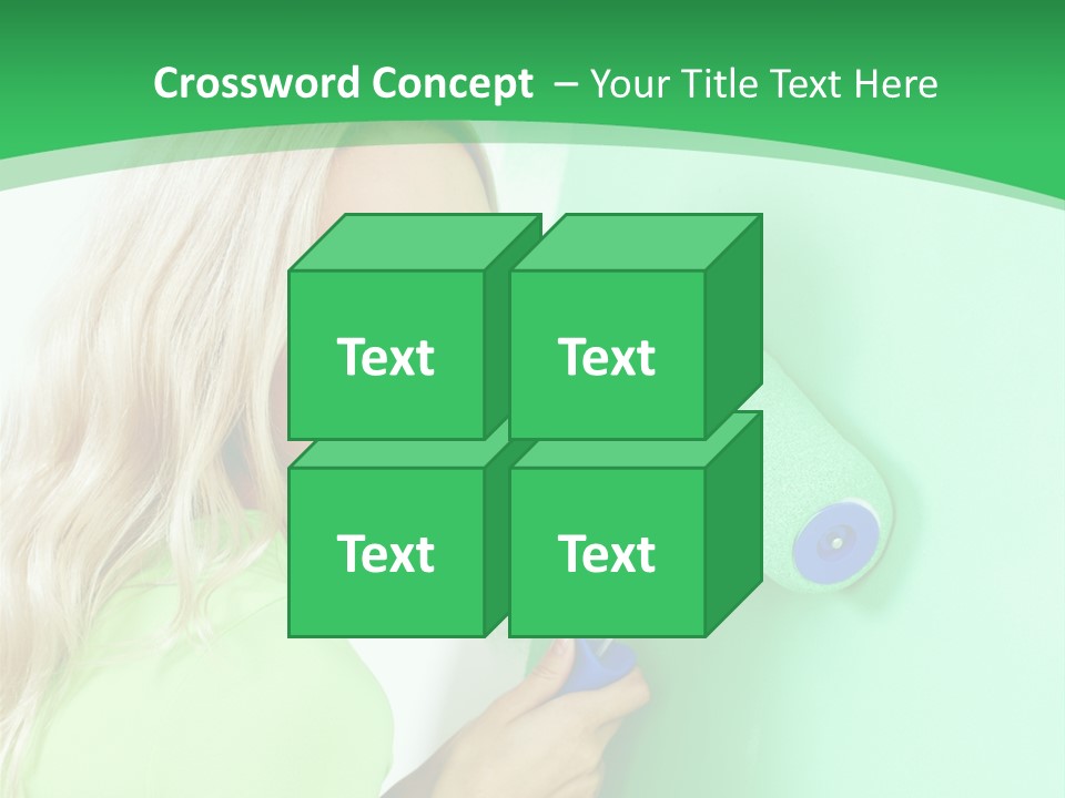 Brush Hand Life PowerPoint Template