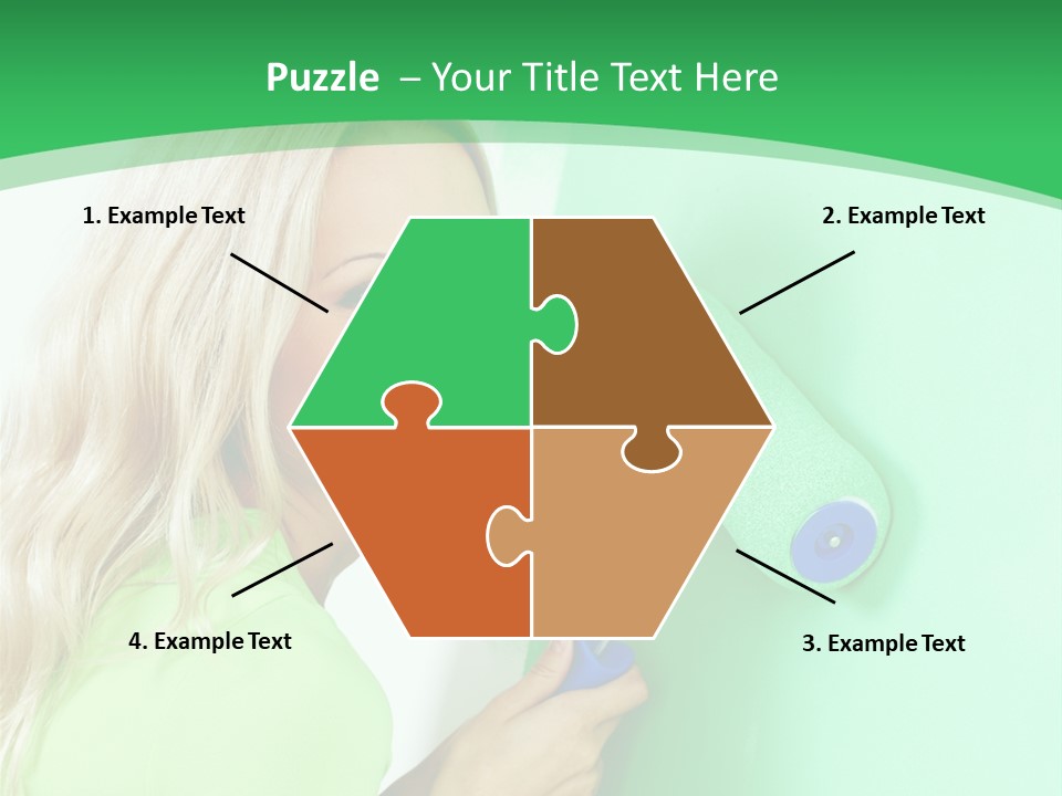 Brush Hand Life PowerPoint Template