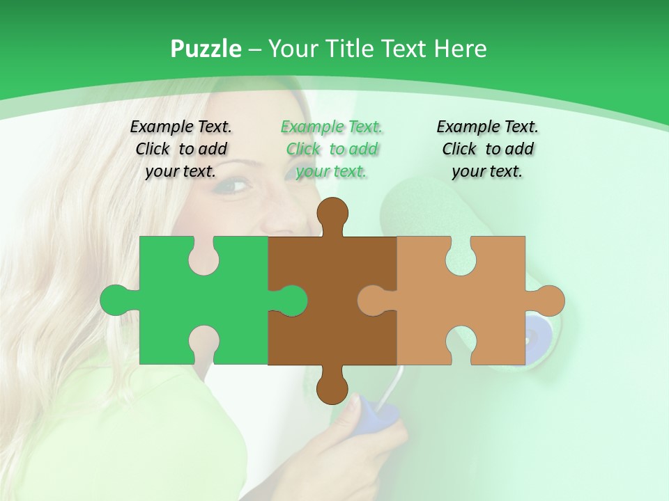 Brush Hand Life PowerPoint Template