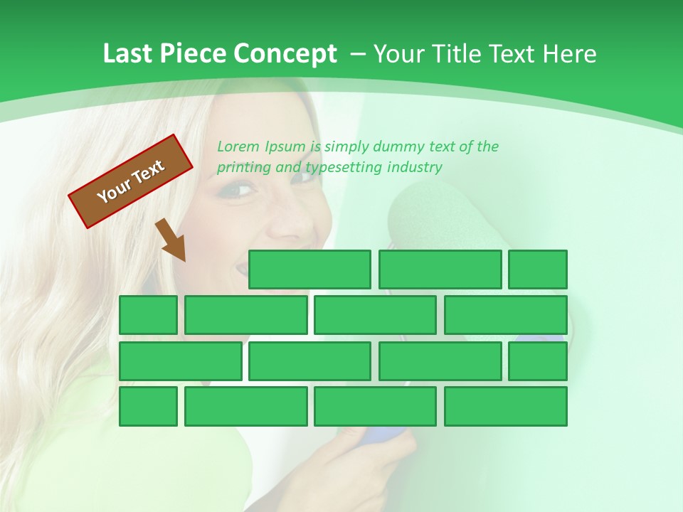 Brush Hand Life PowerPoint Template