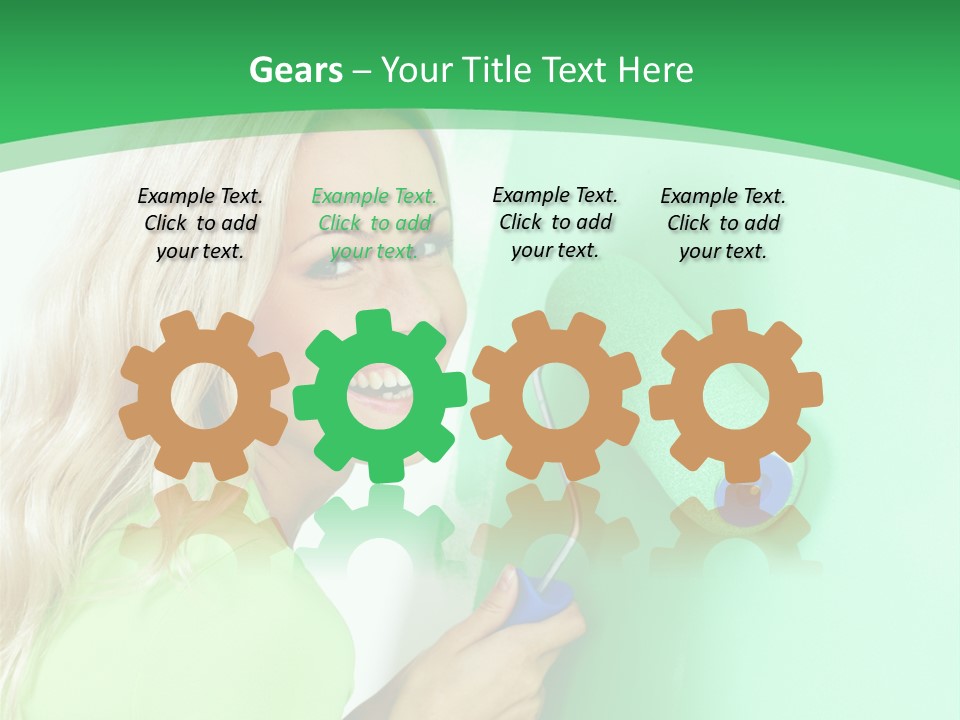 Brush Hand Life PowerPoint Template