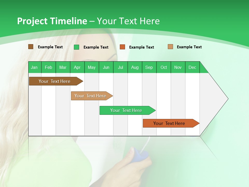 Brush Hand Life PowerPoint Template