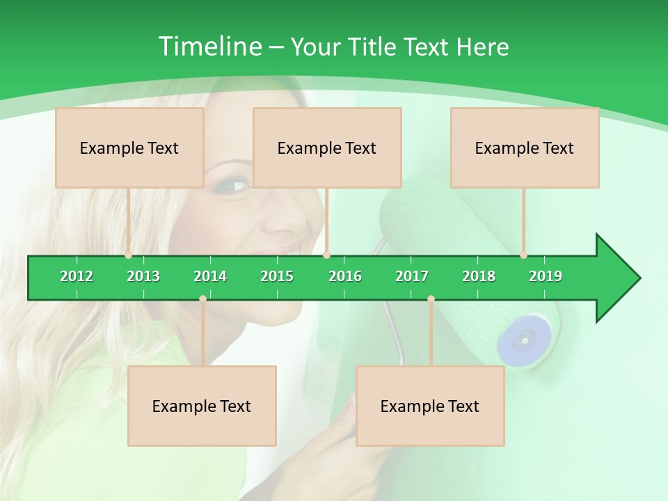 Brush Hand Life PowerPoint Template