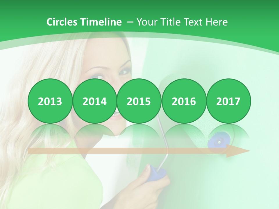 Brush Hand Life PowerPoint Template