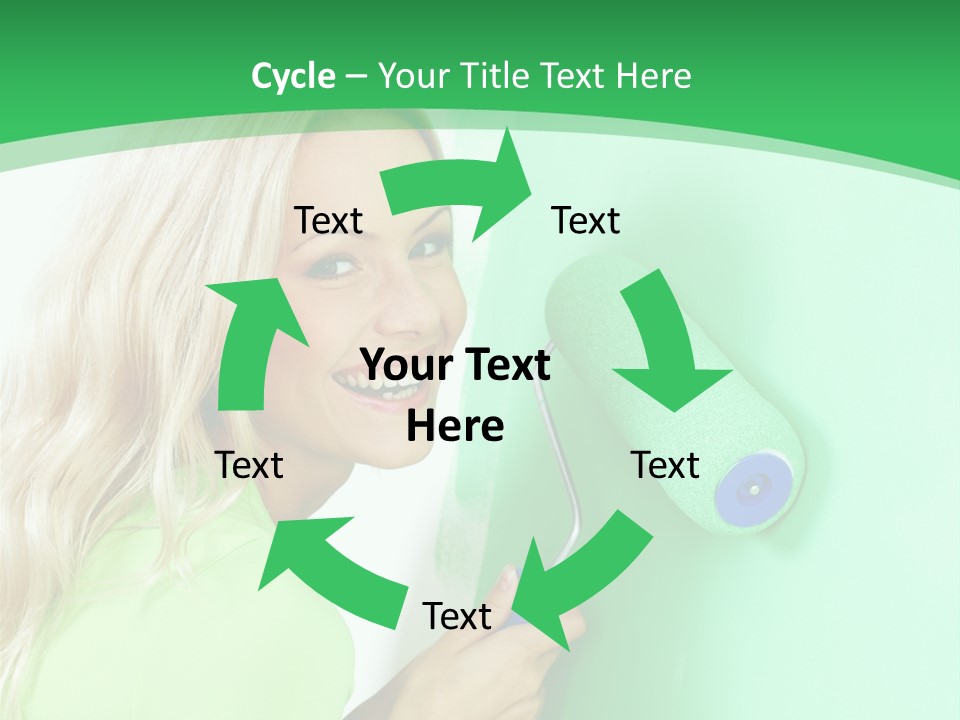 Brush Hand Life PowerPoint Template