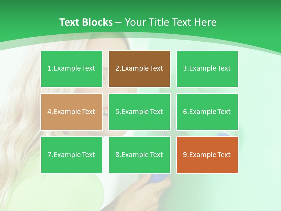 Brush Hand Life PowerPoint Template