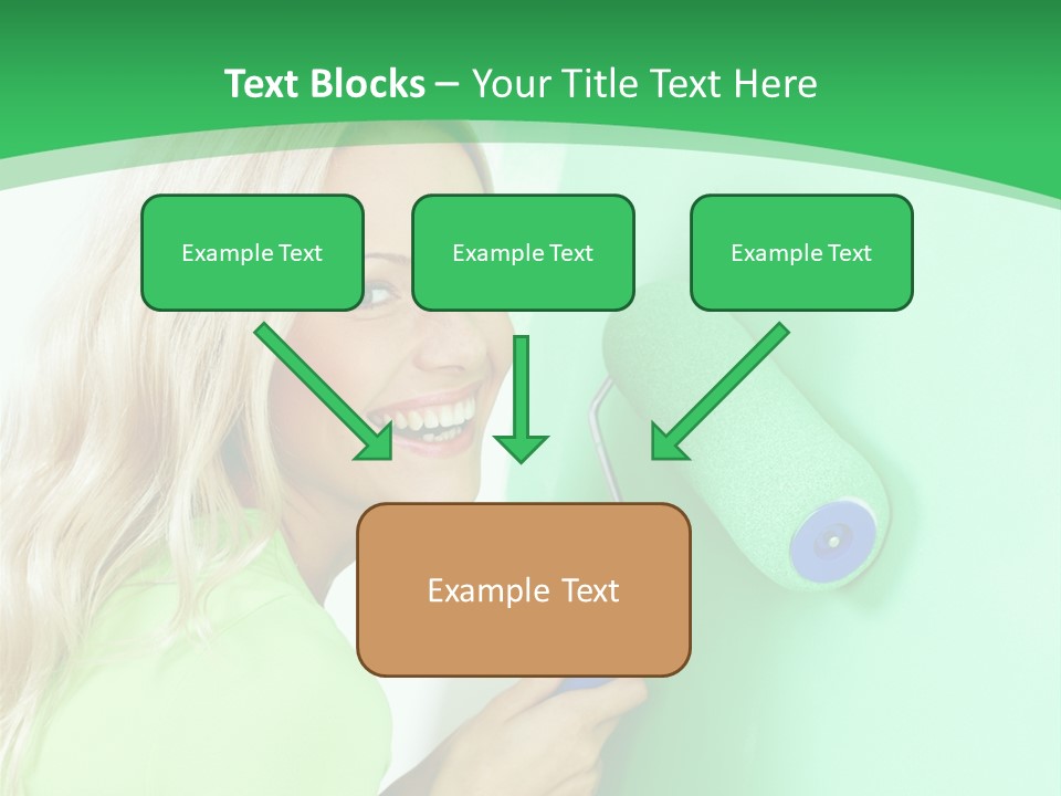 Brush Hand Life PowerPoint Template