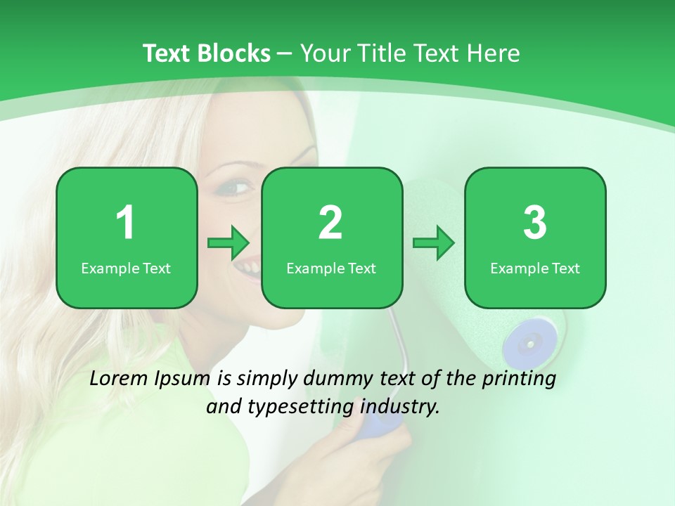 Brush Hand Life PowerPoint Template