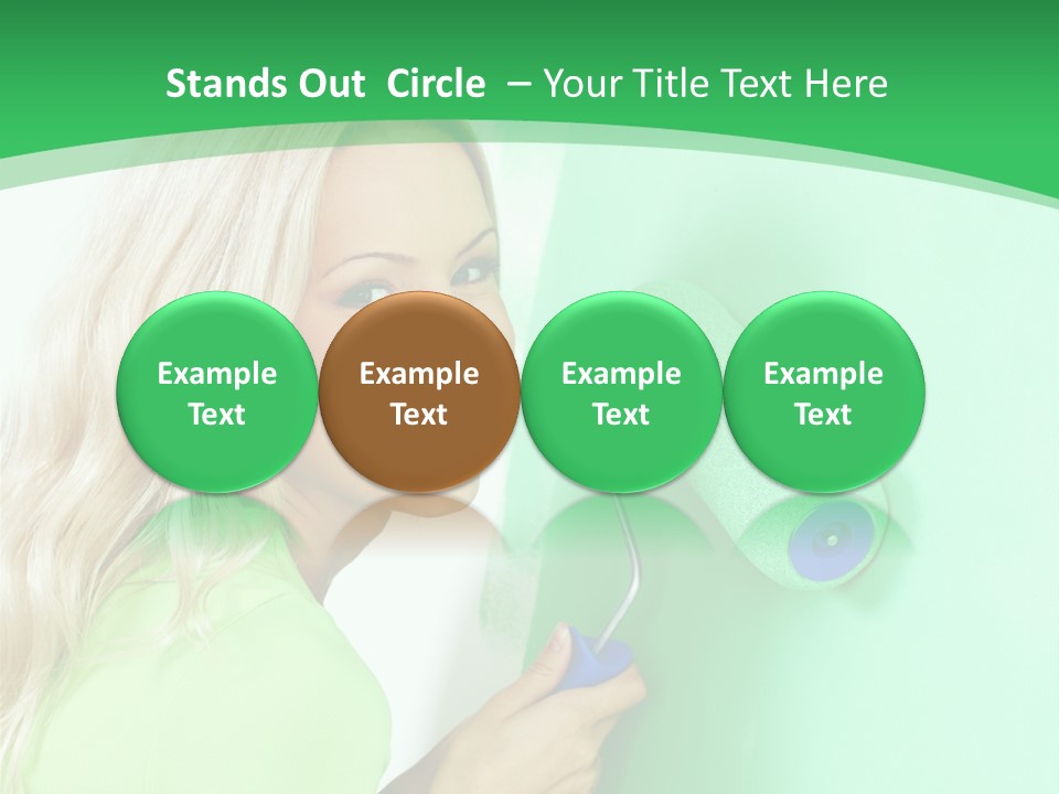 Brush Hand Life PowerPoint Template