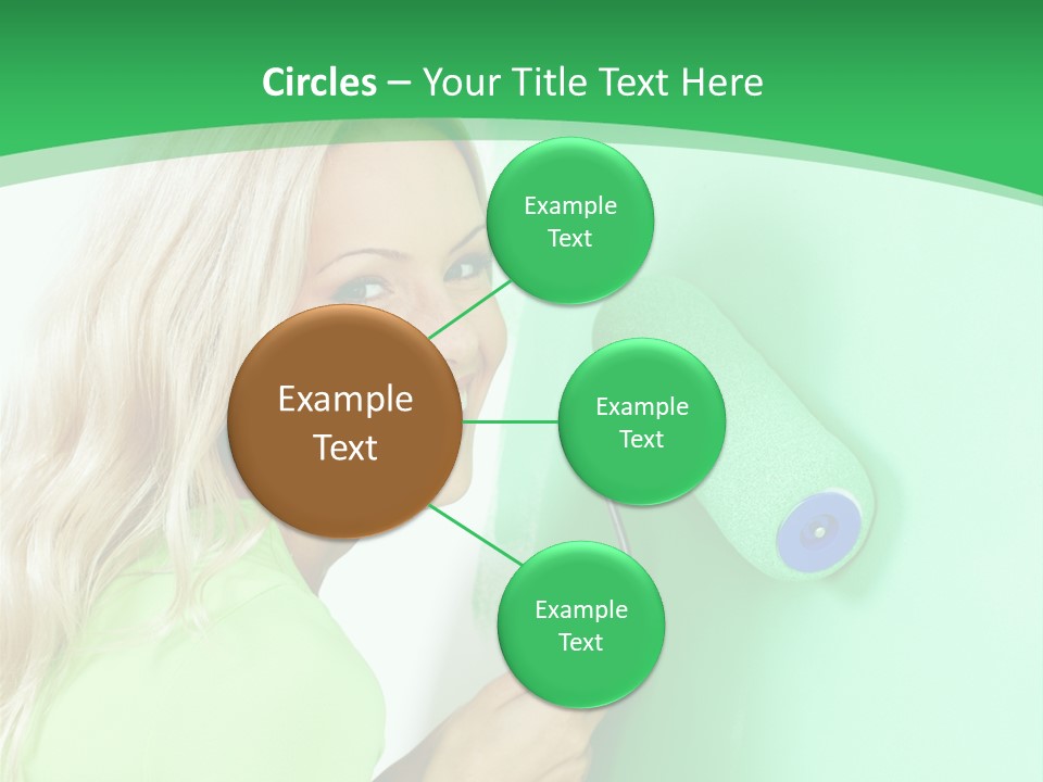 Brush Hand Life PowerPoint Template