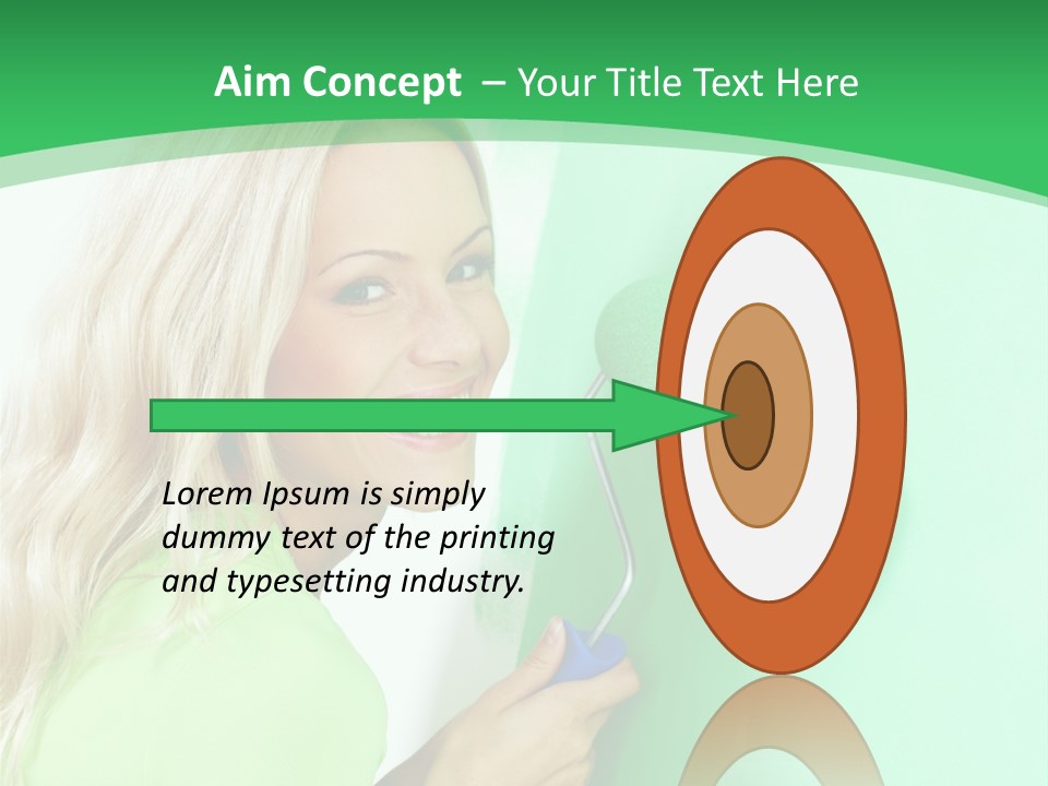 Brush Hand Life PowerPoint Template