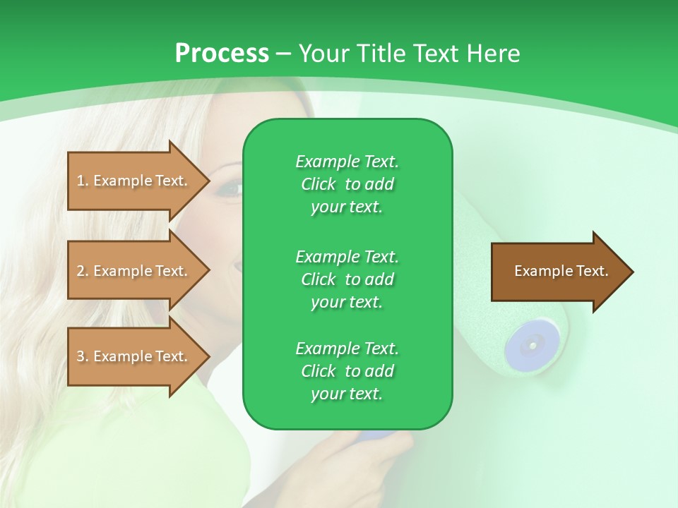Brush Hand Life PowerPoint Template