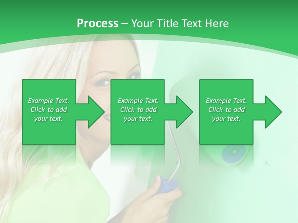 Brush Hand Life PowerPoint Template