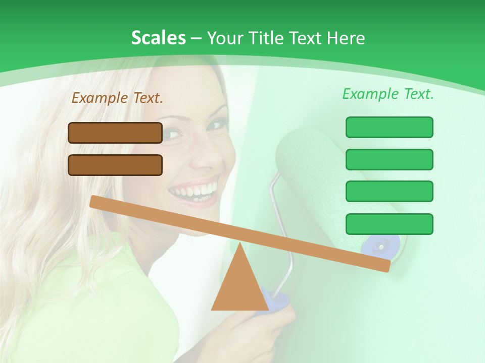 Brush Hand Life PowerPoint Template