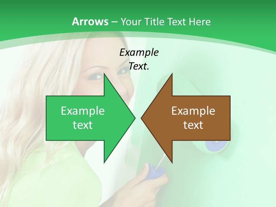 Brush Hand Life PowerPoint Template