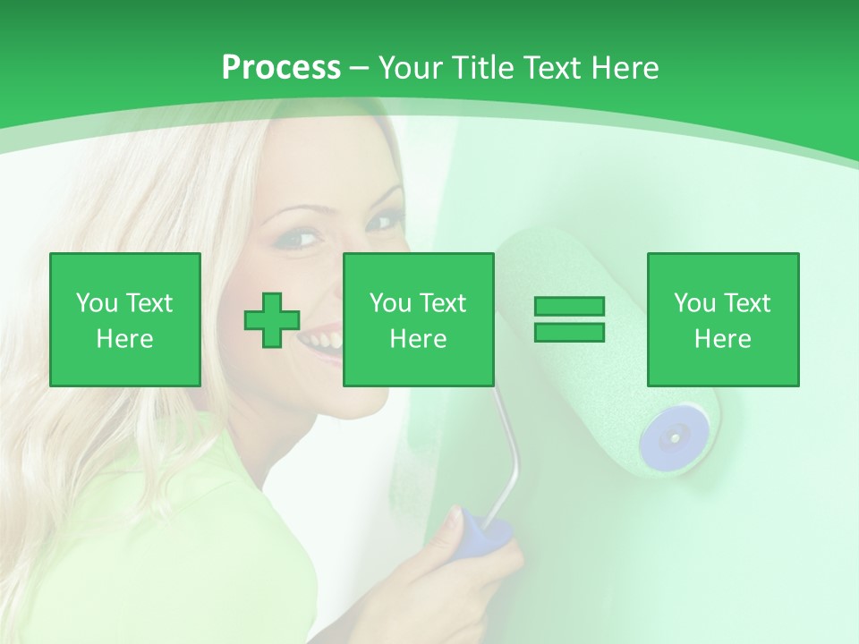 Brush Hand Life PowerPoint Template