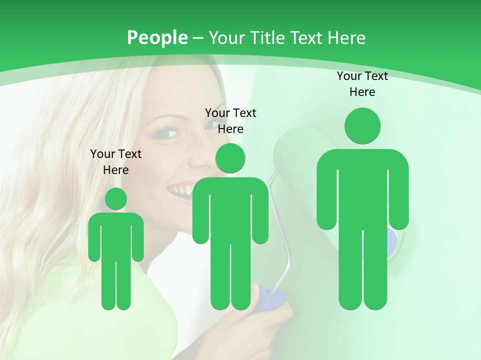 Brush Hand Life PowerPoint Template