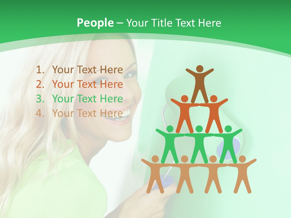 Brush Hand Life PowerPoint Template