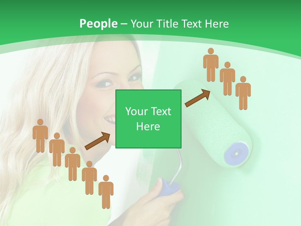 Brush Hand Life PowerPoint Template