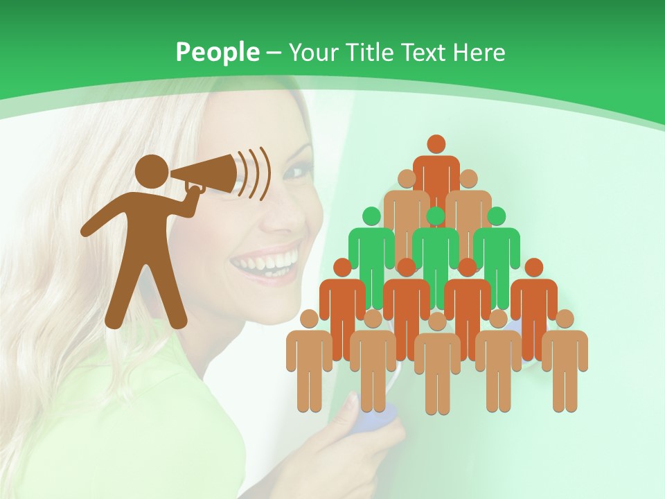 Brush Hand Life PowerPoint Template