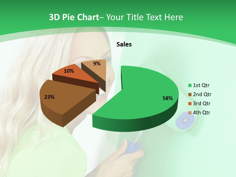 Brush Hand Life PowerPoint Template