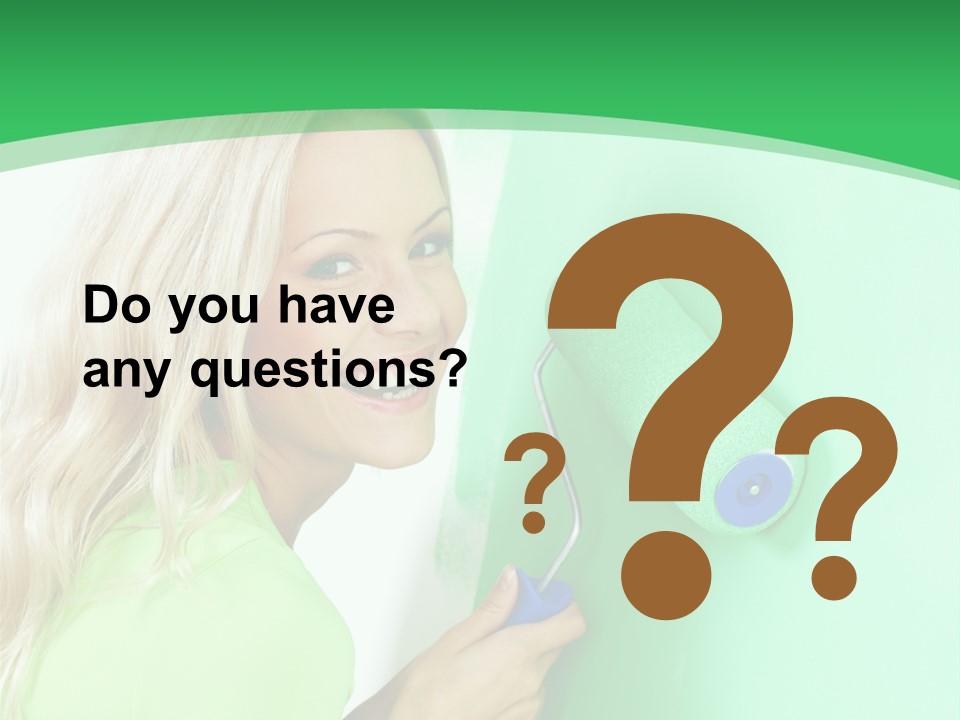 Brush Hand Life PowerPoint Template