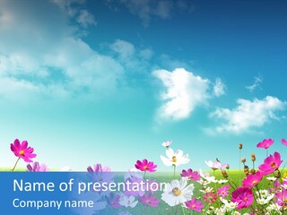 Fresh Element Spring PowerPoint Template