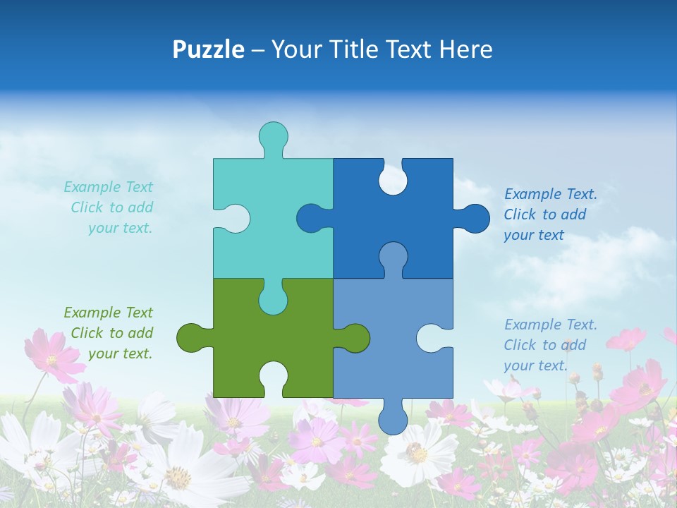 Fresh Element Spring PowerPoint Template