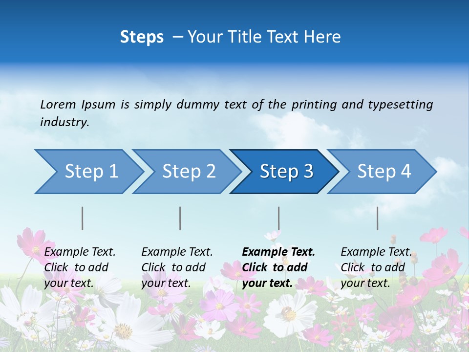 Fresh Element Spring PowerPoint Template