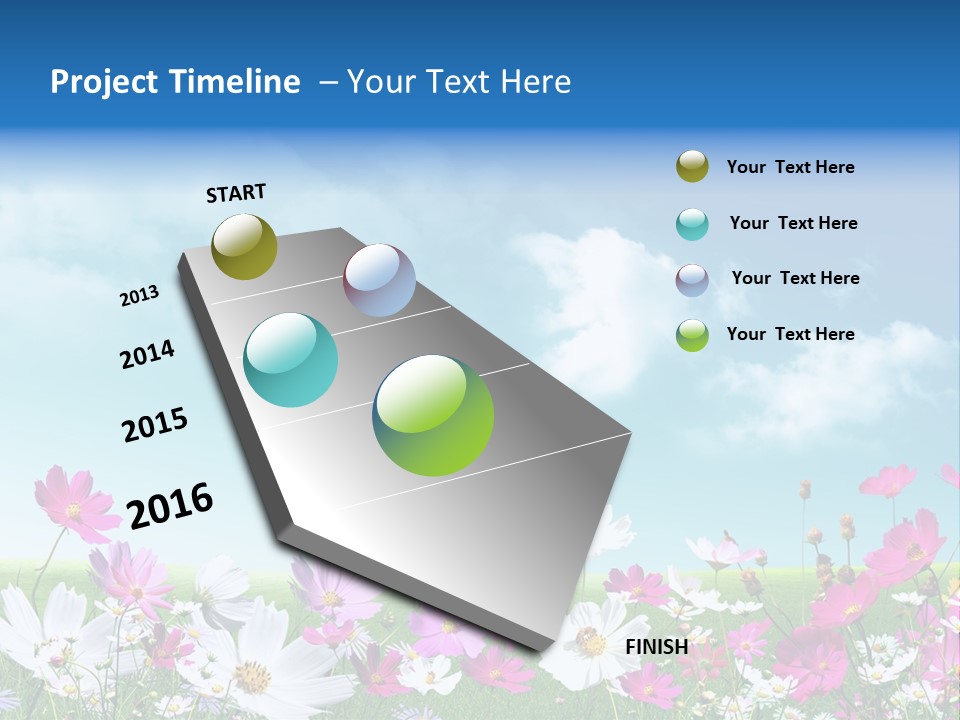 Fresh Element Spring PowerPoint Template