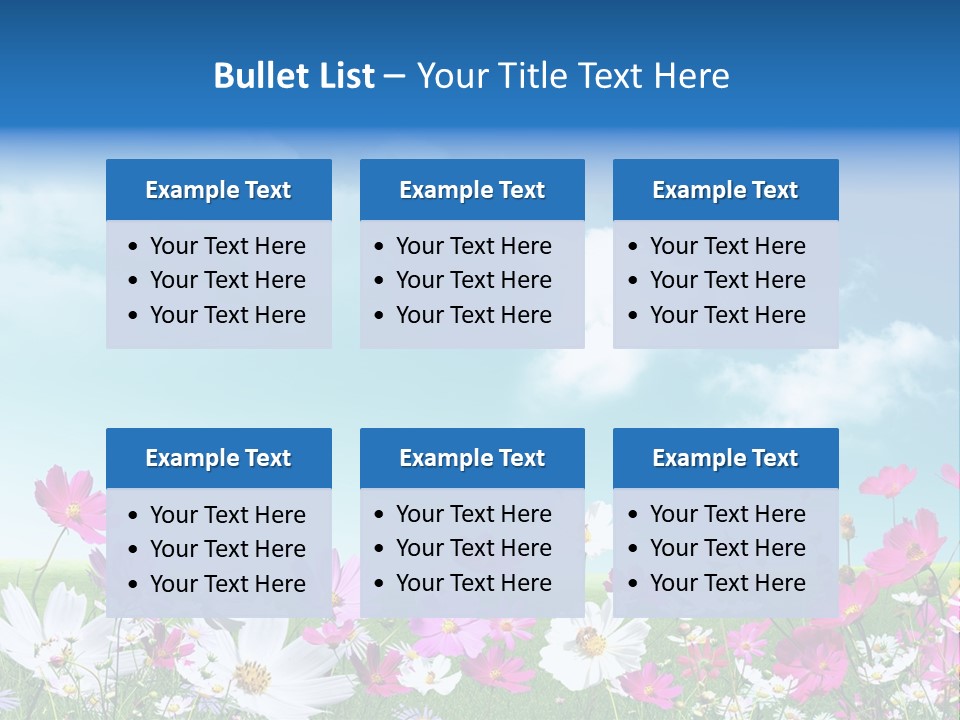 Fresh Element Spring PowerPoint Template